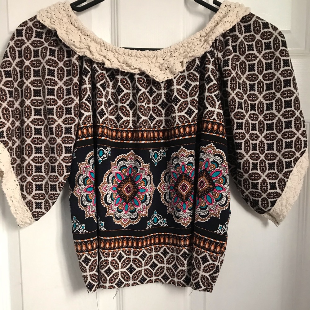 Colorful crop top